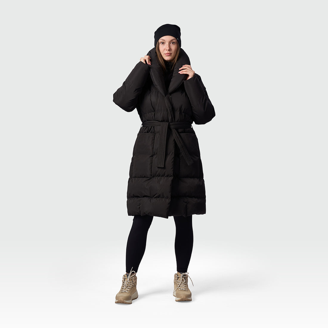 BU-6470SP women's urban long style insulated jacket SAMANTA