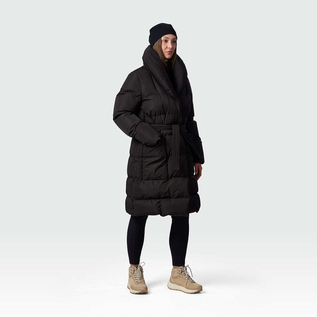 BU-6470SP women's urban long style insulated jacket SAMANTA