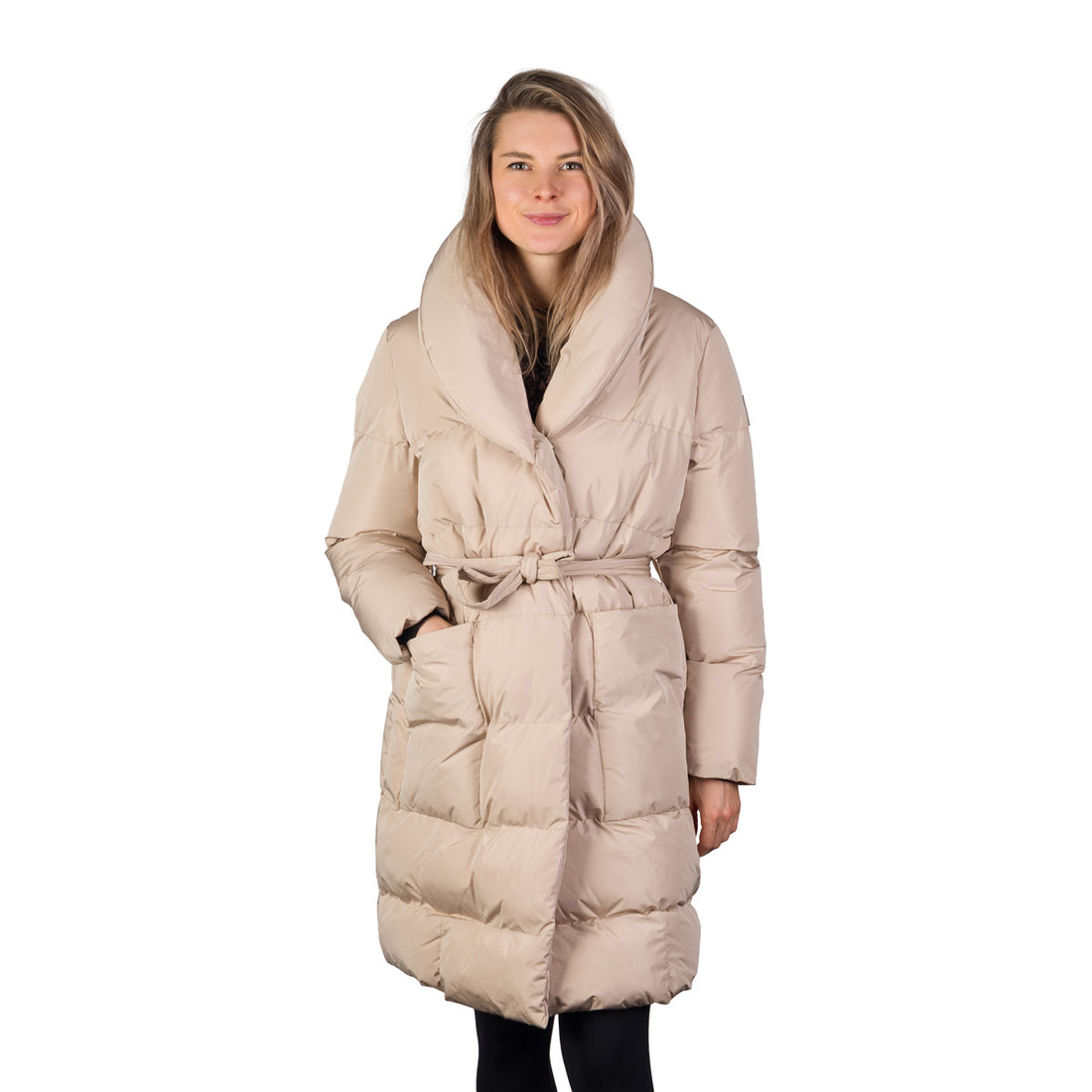 BU-6470SP women's urban long style insulated jacket SAMANTA