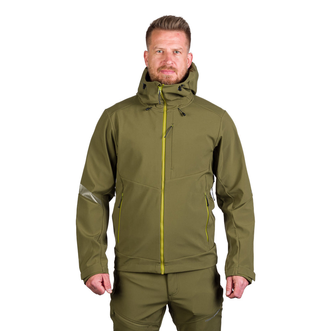 Men's hiking softshell stretch jacket MONTE