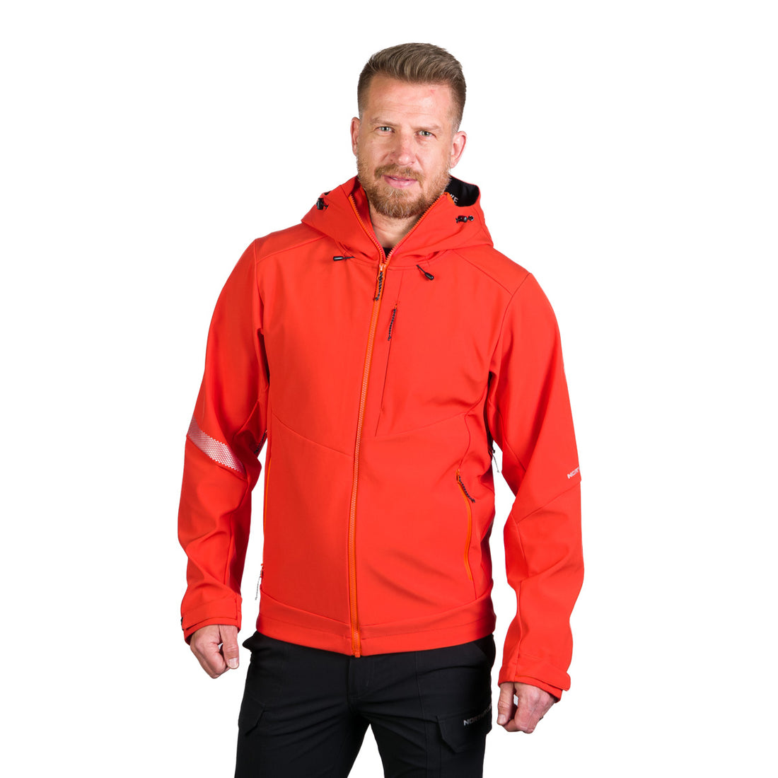 Men's hiking softshell stretch jacket MONTE