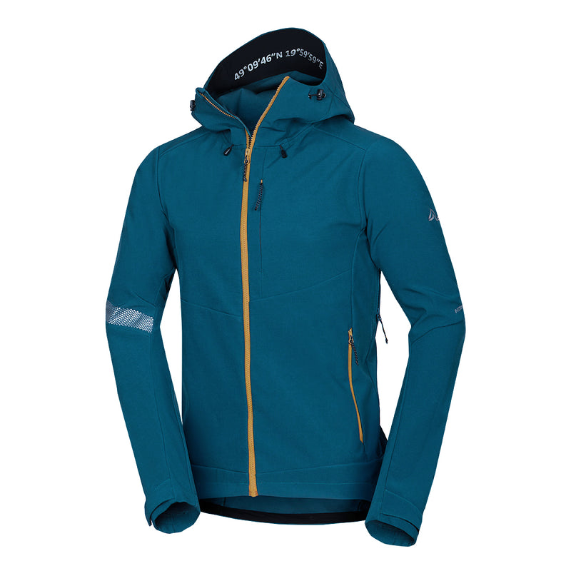 Men's hiking softshell stretch jacket MONTE