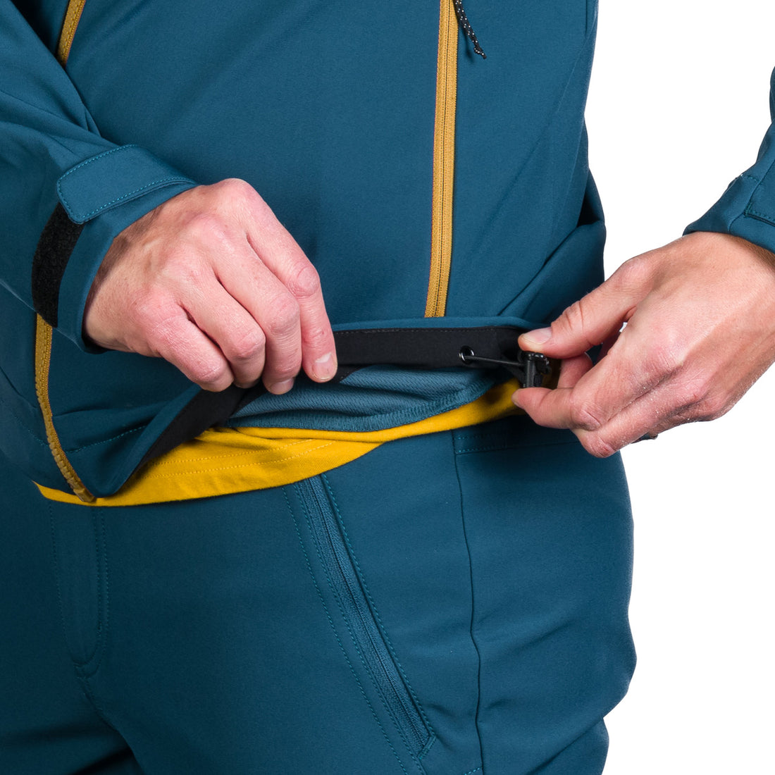 Men's hiking softshell stretch jacket MONTE