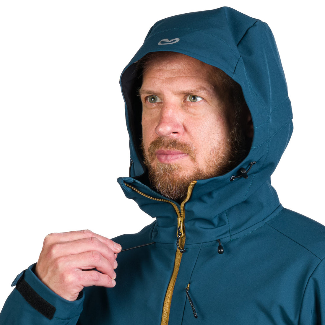 Men's hiking softshell stretch jacket MONTE