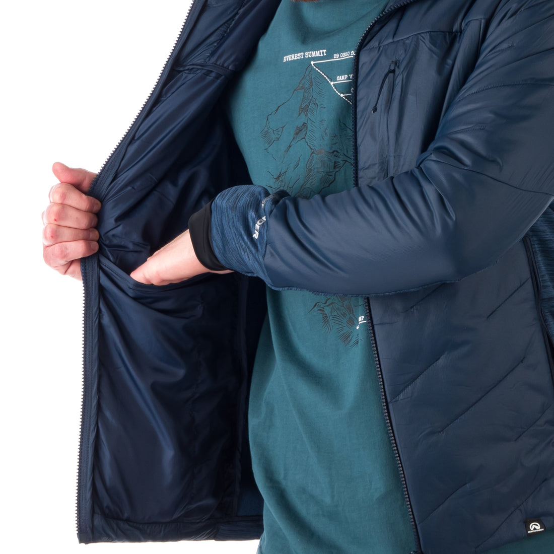 Men's hybrid jacket OTIS BU-5035OR