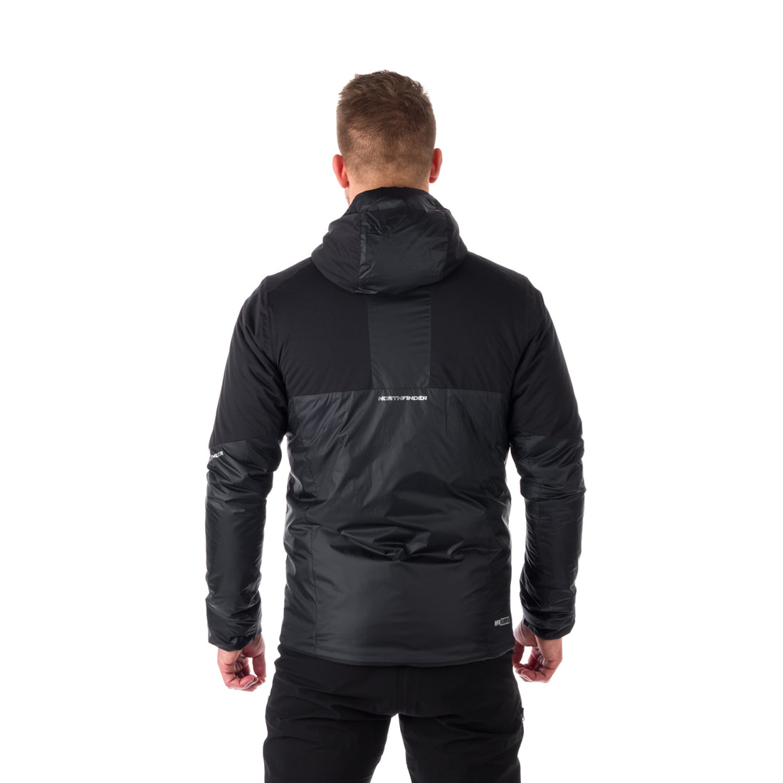 Men's insulated hybrid jacket KASHTON BU-5032OR