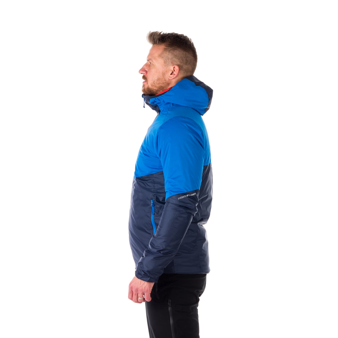 Men's insulated hybrid jacket KASHTON BU-5032OR