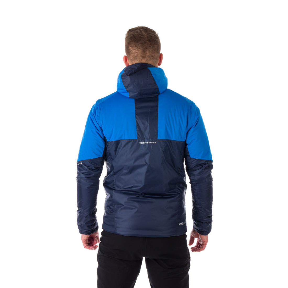 Men's insulated hybrid jacket KASHTON BU-5032OR