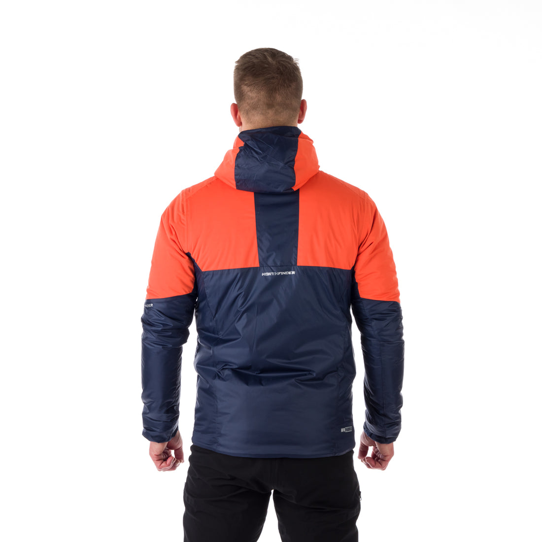 Men's insulated hybrid jacket KASHTON BU-5032OR
