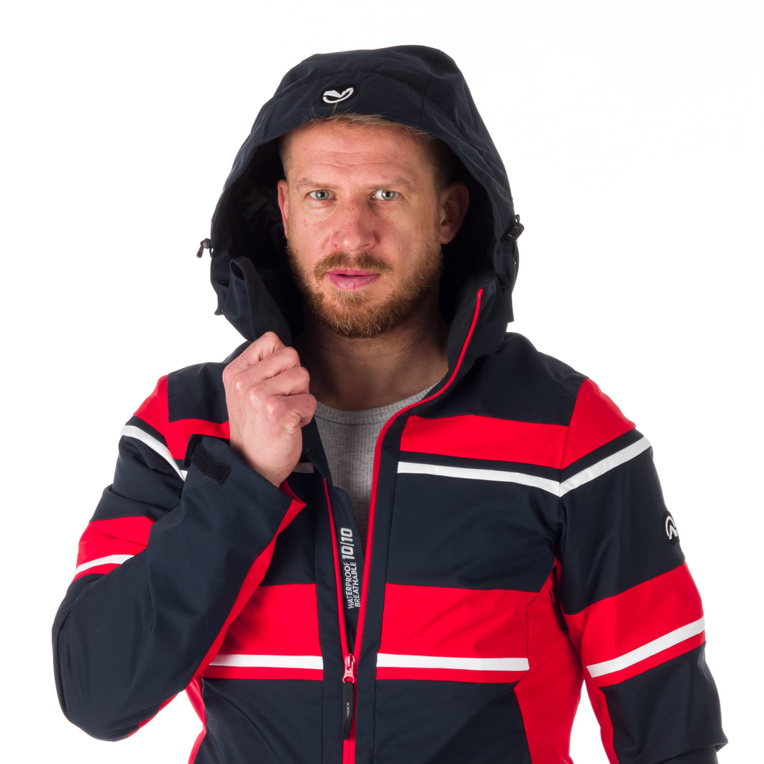 Men's insulated ski jacket BERNARD BU-5046SNW