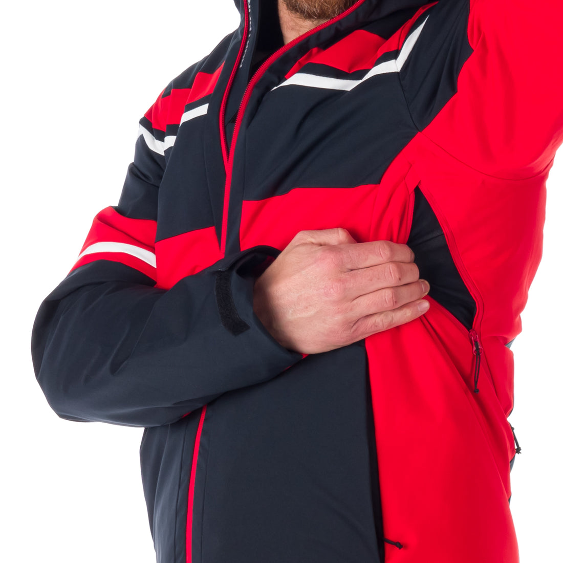 Men's insulated ski jacket BERNARD BU-5046SNW