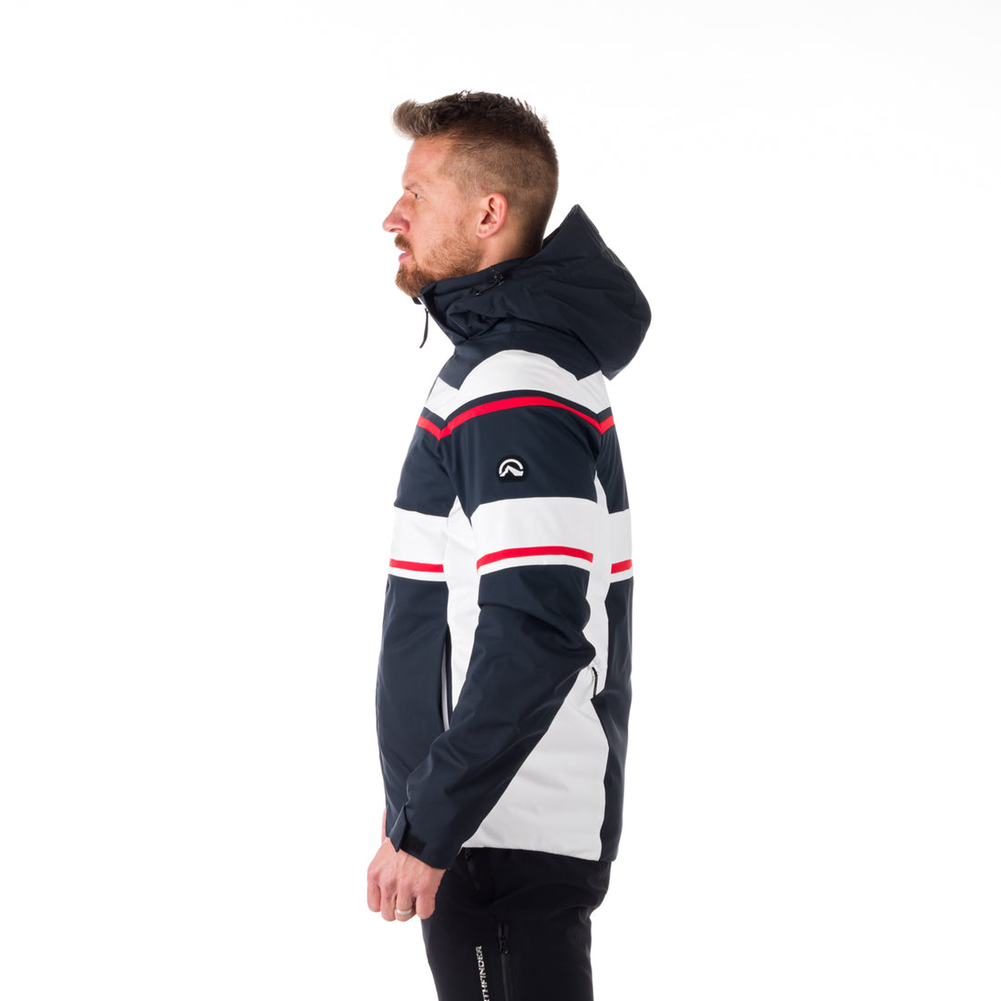 Men's insulated ski jacket BERNARD BU-5046SNW