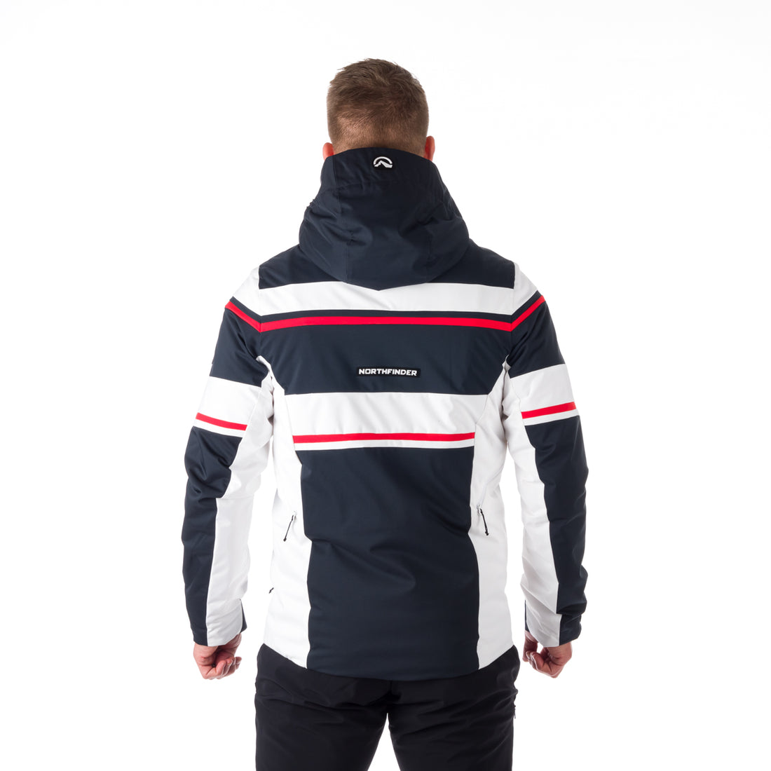 Men's insulated ski jacket BERNARD BU-5046SNW