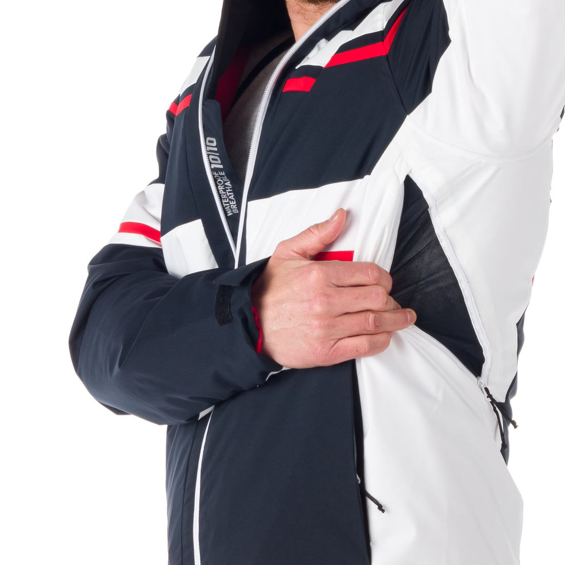 Men's insulated ski jacket BERNARD BU-5046SNW