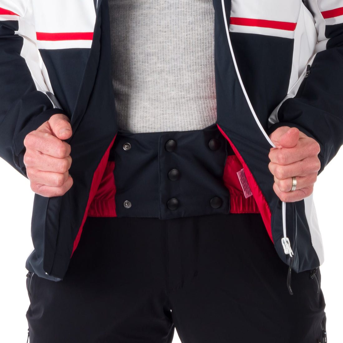Men's insulated ski jacket BERNARD BU-5046SNW