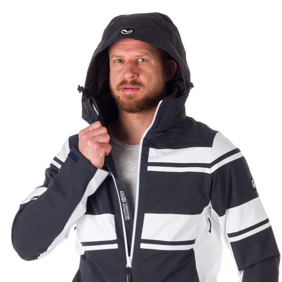 Men's insulated ski jacket BERNARD BU-5046SNW