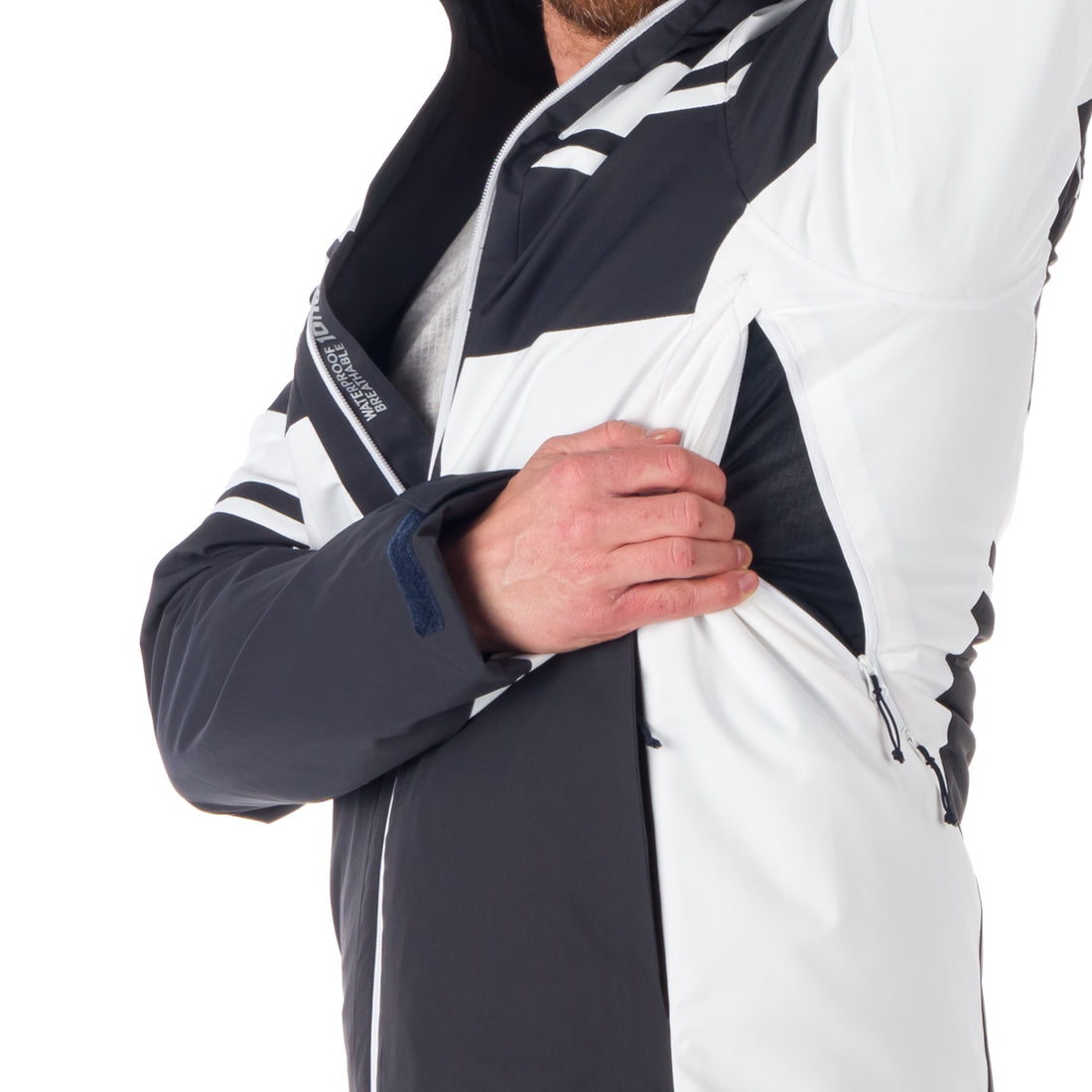 Men's insulated ski jacket BERNARD BU-5046SNW