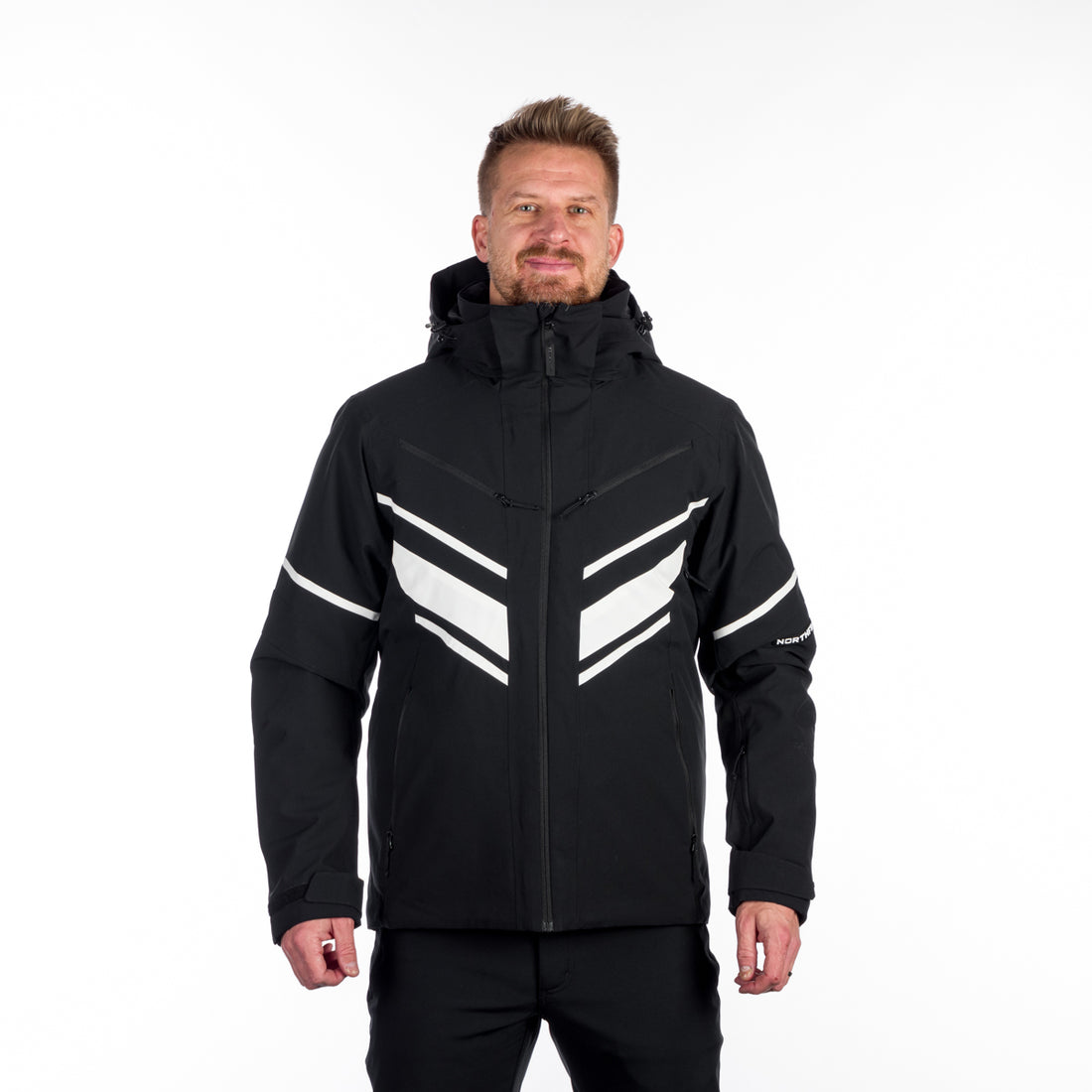 Men's insulated windproof ski jacket EARL