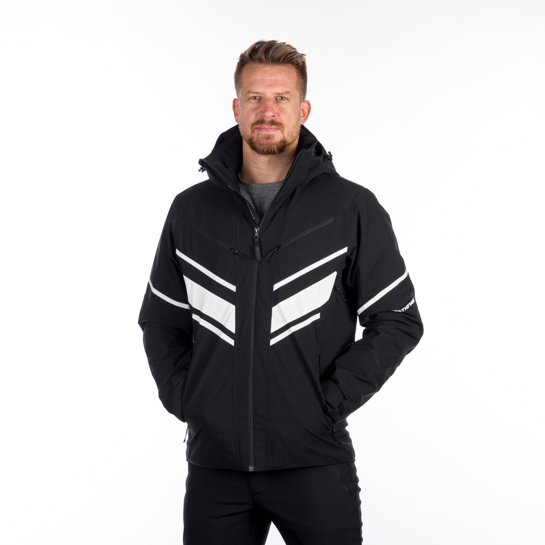 Men's insulated windproof ski jacket EARL