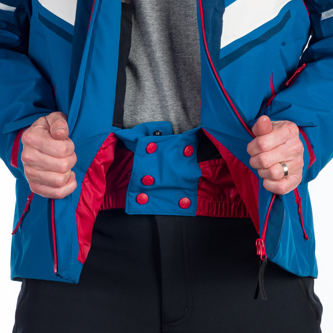 Men's insulated windproof ski jacket EARL
