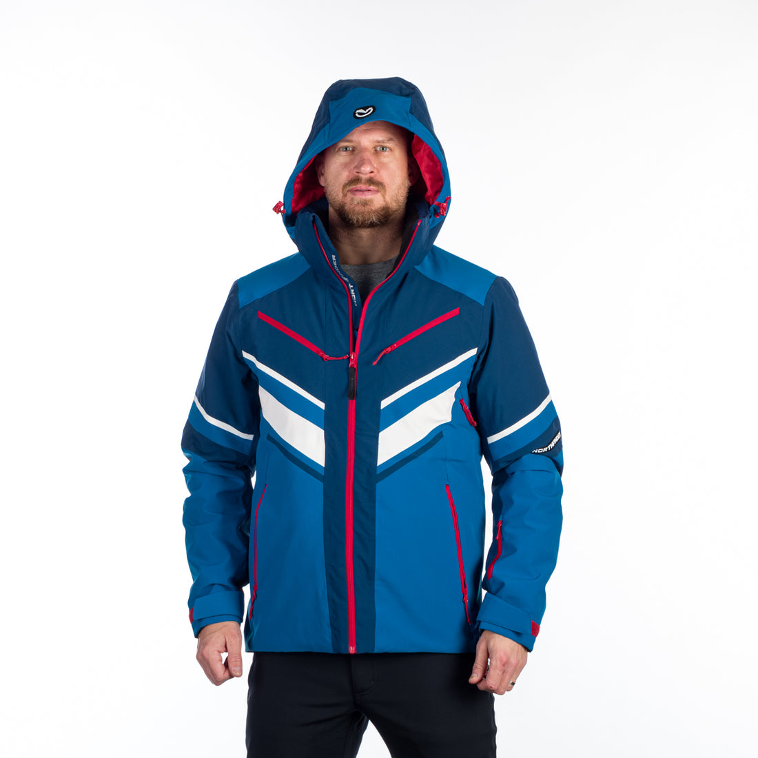 Men's insulated windproof ski jacket EARL