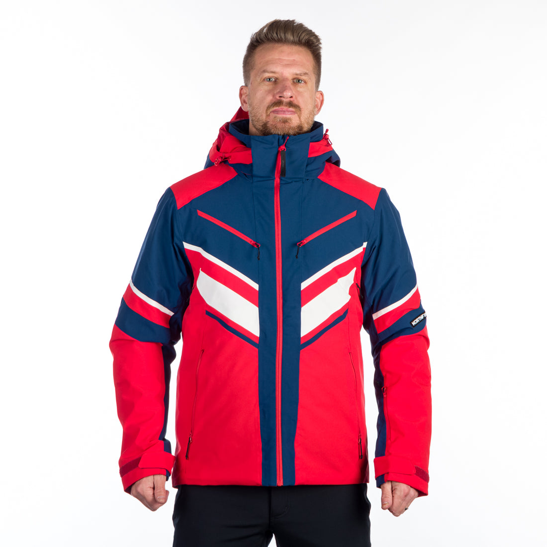Men's insulated windproof ski jacket EARL
