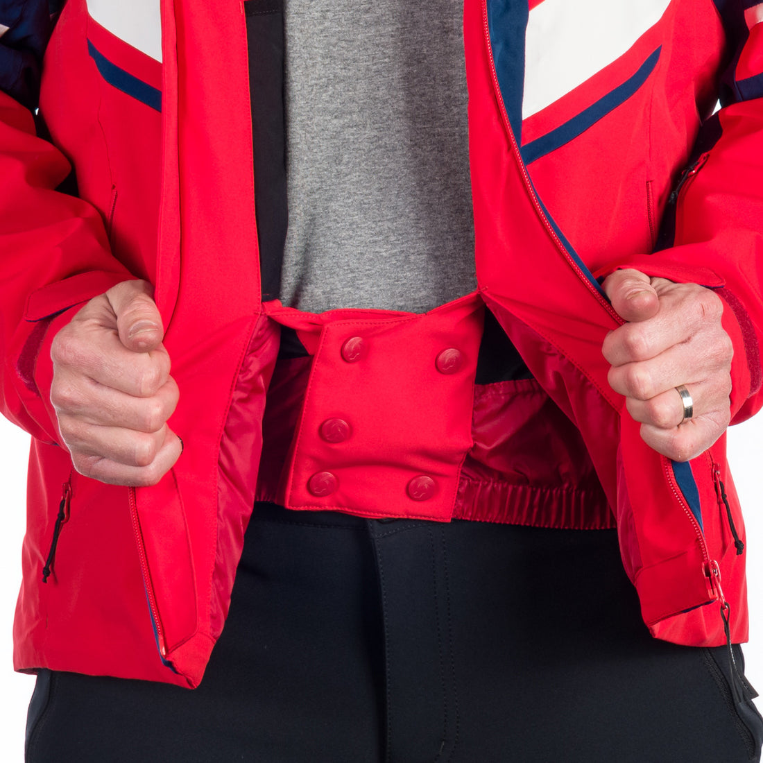 Men's insulated windproof ski jacket EARL