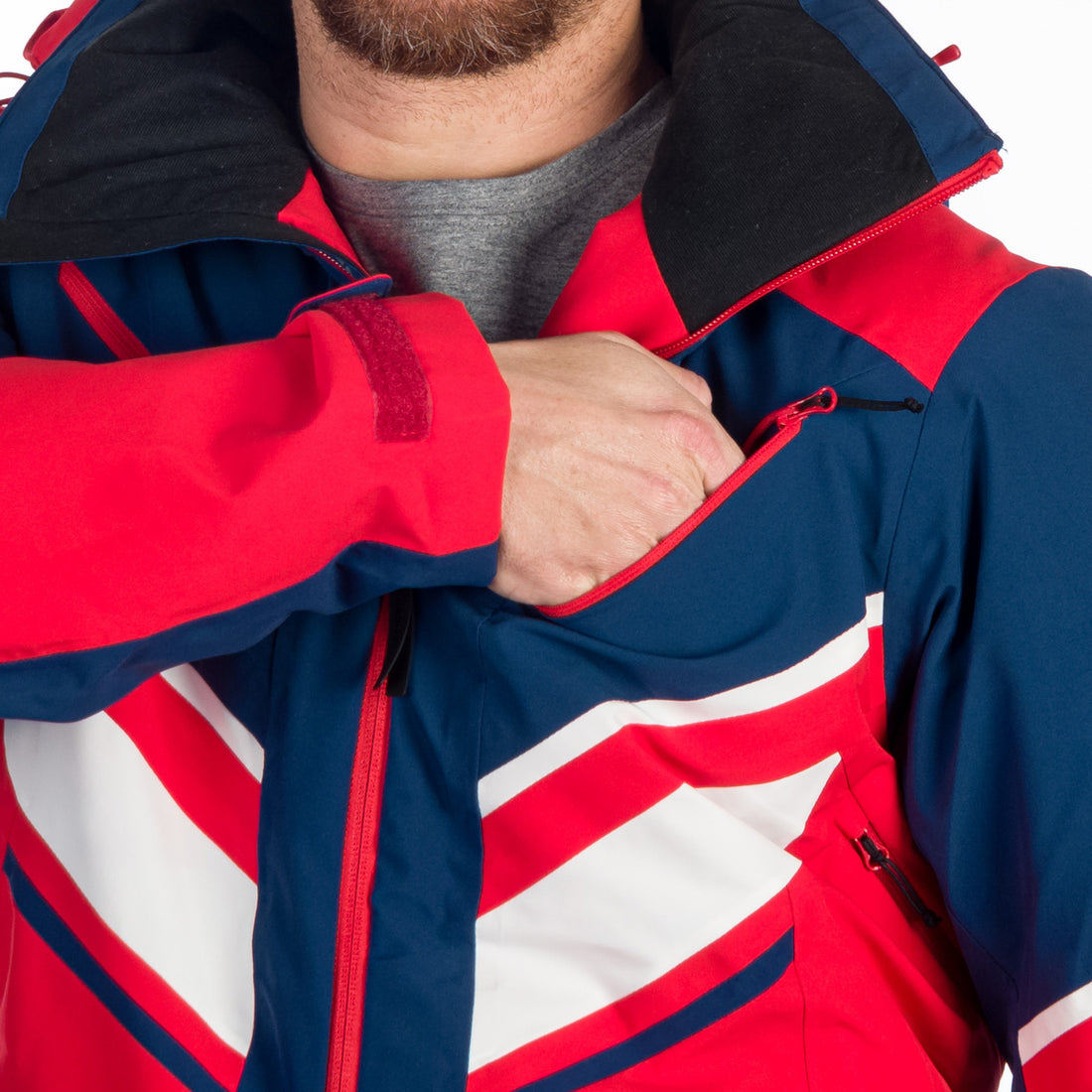 Men's insulated windproof ski jacket EARL