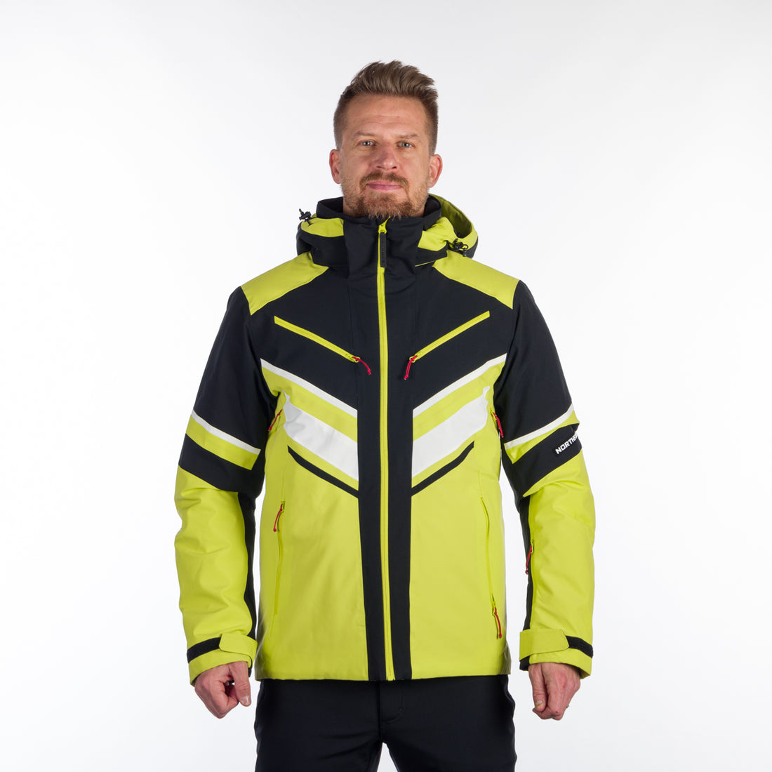 Men's insulated windproof ski jacket EARL