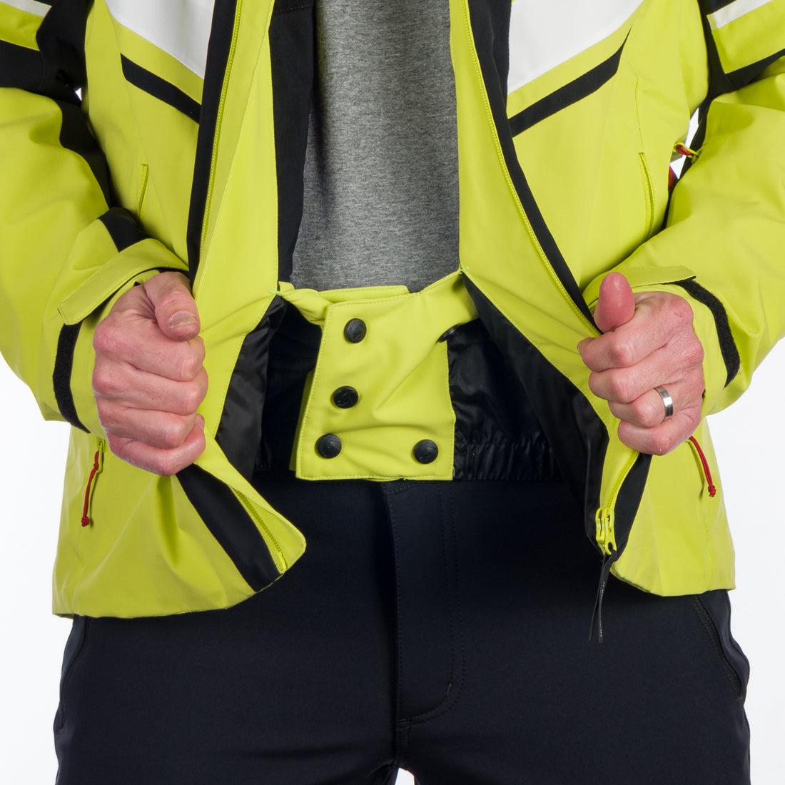 Men's insulated windproof ski jacket EARL