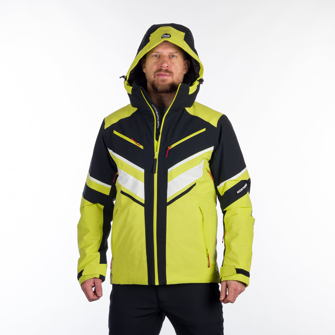 Men's insulated windproof ski jacket EARL