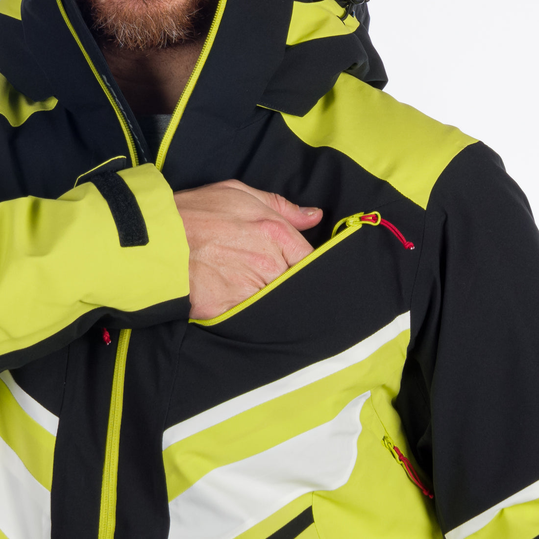 Men's insulated windproof ski jacket EARL