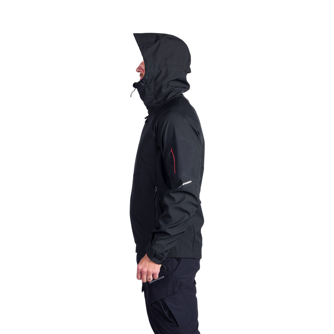Men's outdoor softshell 3L jacket with hood BRIO