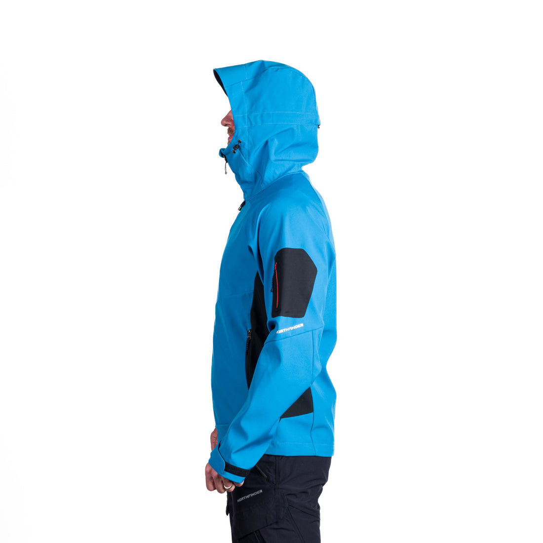 Men's outdoor softshell 3L jacket with hood BRIO