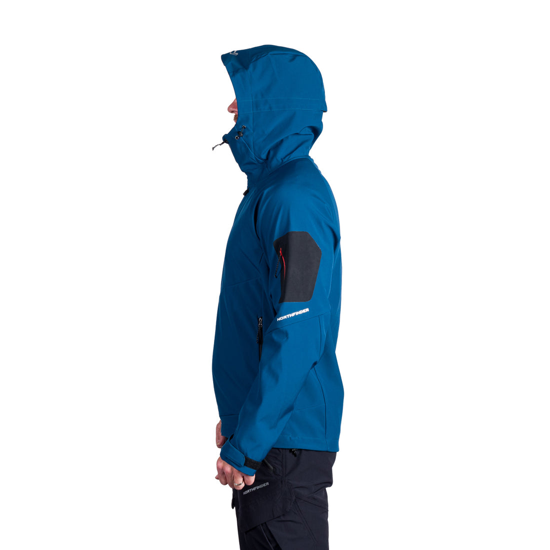 Men's outdoor softshell 3L jacket with hood BRIO