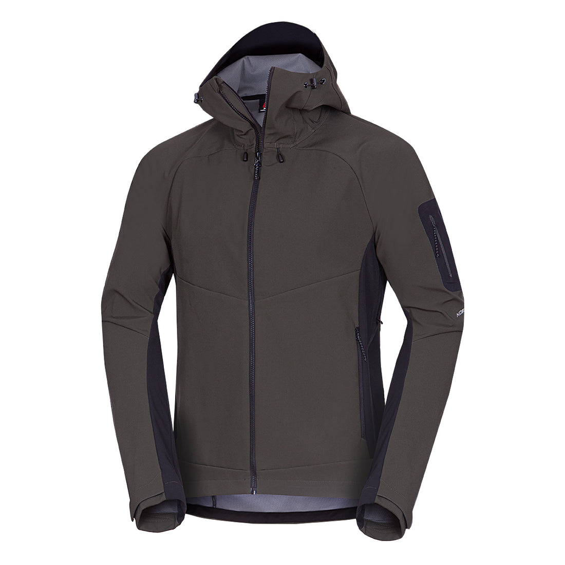 Men's outdoor softshell 3L jacket with hood BRIO