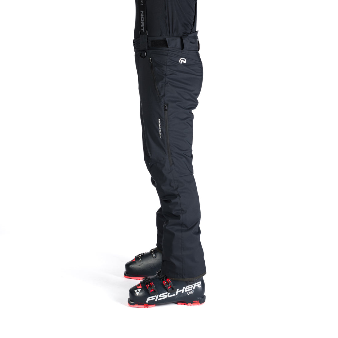  Men's ski pants with braces ISHAAN