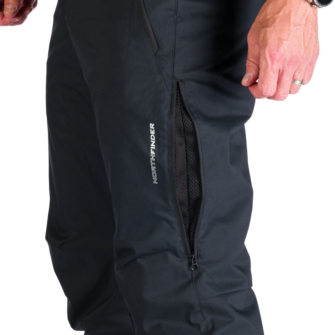  Men's ski pants with braces ISHAAN