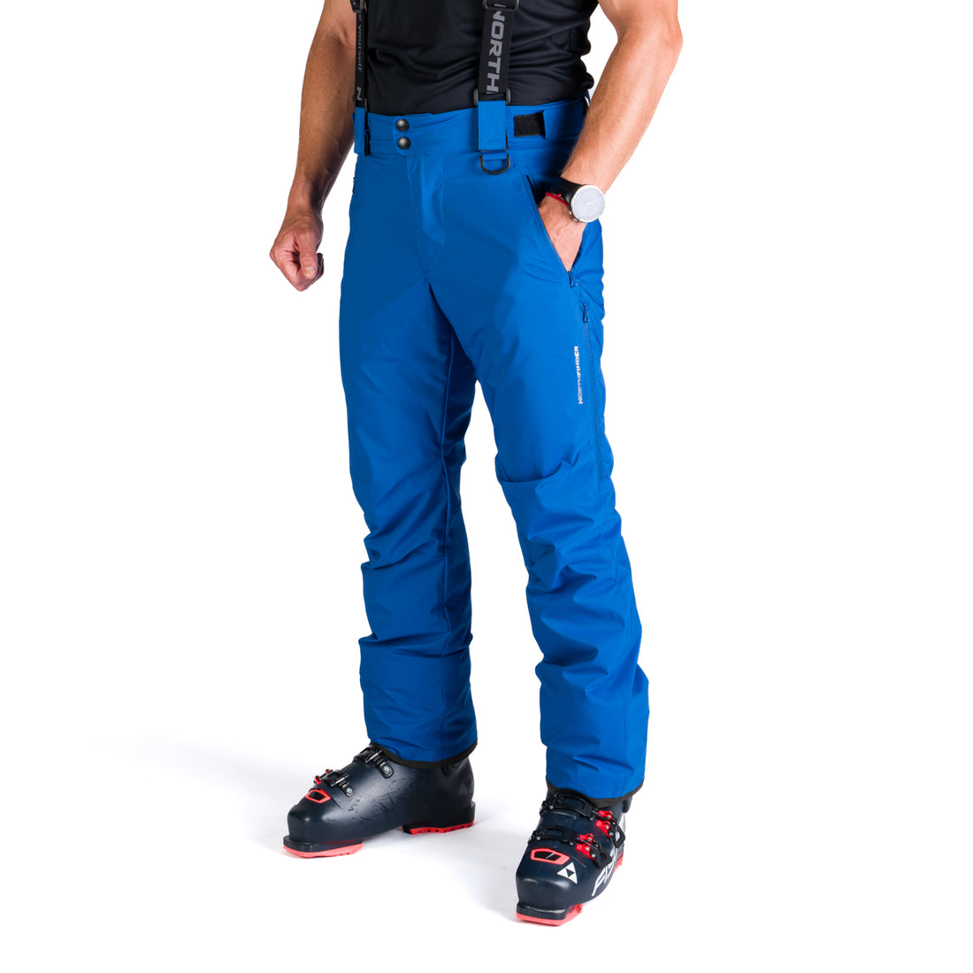  Men's ski pants with braces ISHAAN