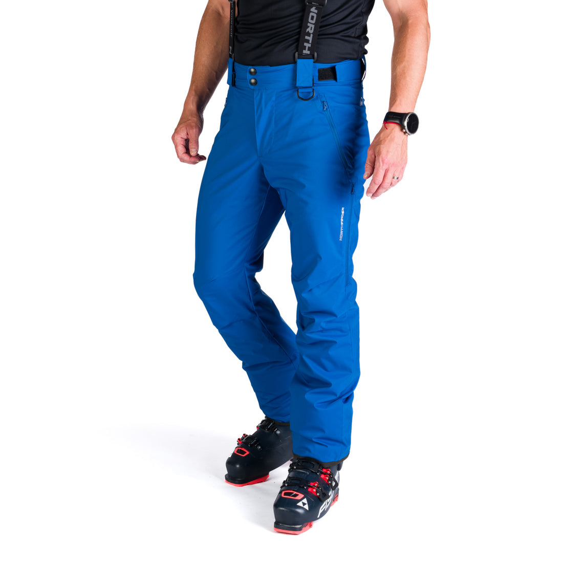  Men's ski pants with braces ISHAAN