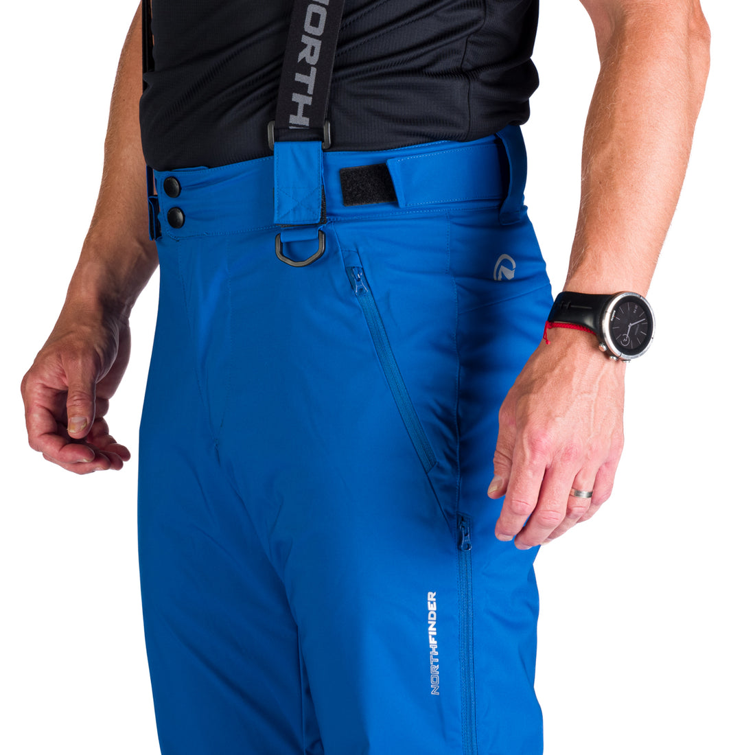 Men's ski pants with braces ISHAAN