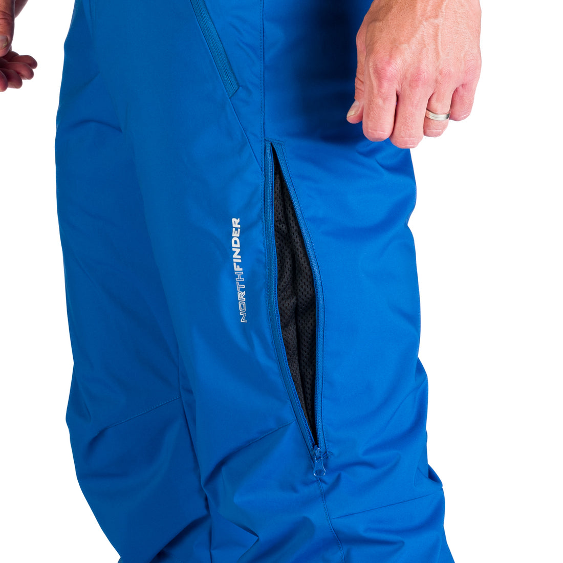  Men's ski pants with braces ISHAAN