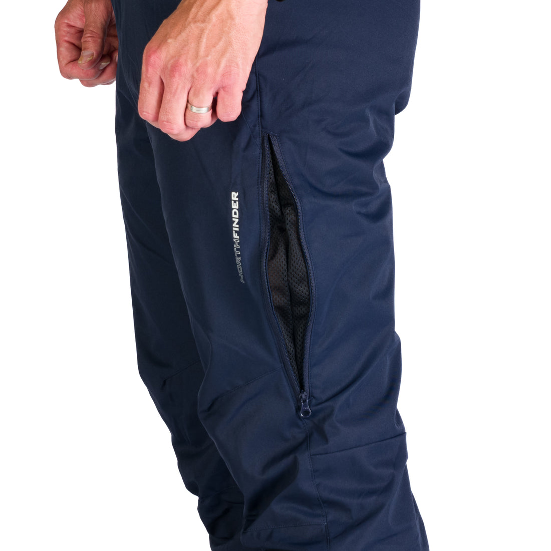  Men's ski pants with braces ISHAAN