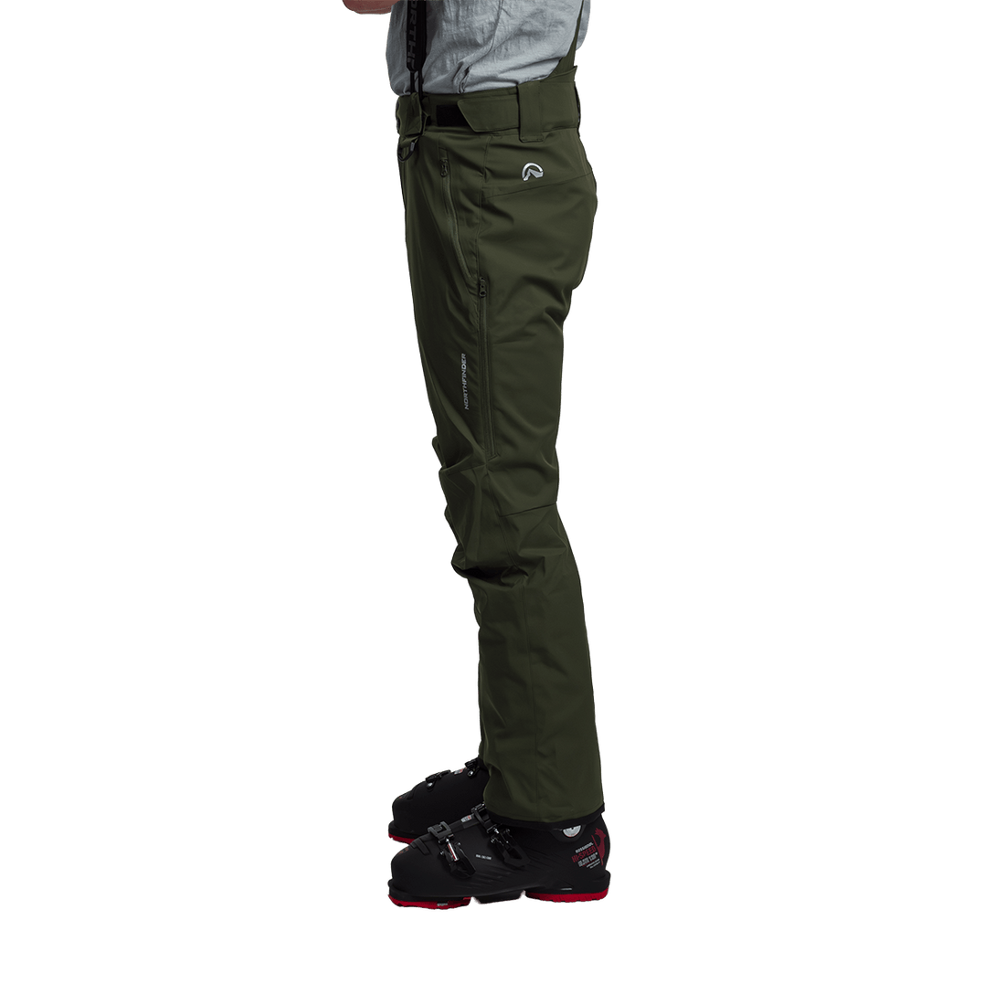  Men's ski pants with braces ISHAAN