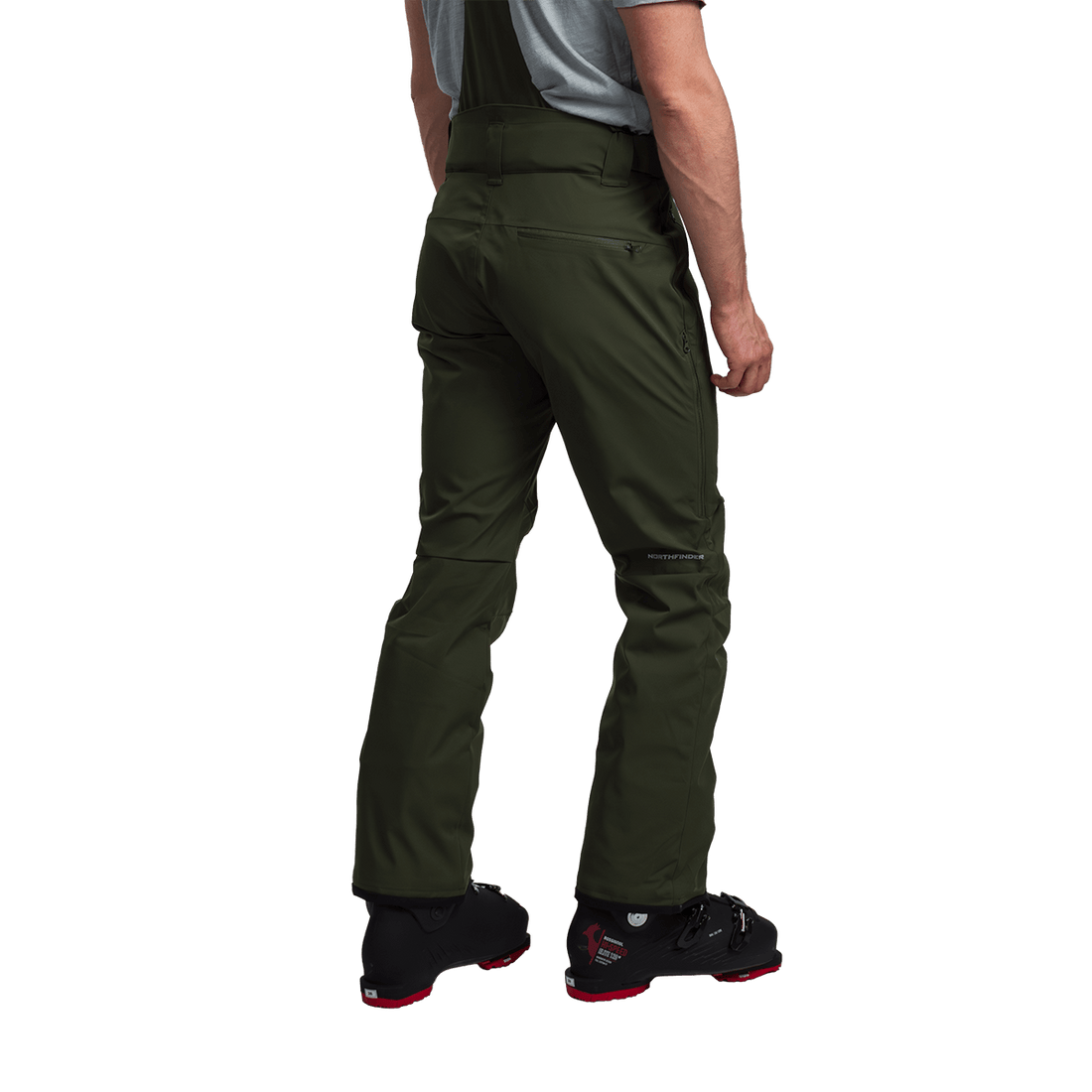  Men's ski pants with braces ISHAAN