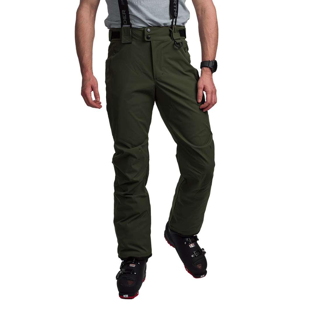  Men's ski pants with braces ISHAAN