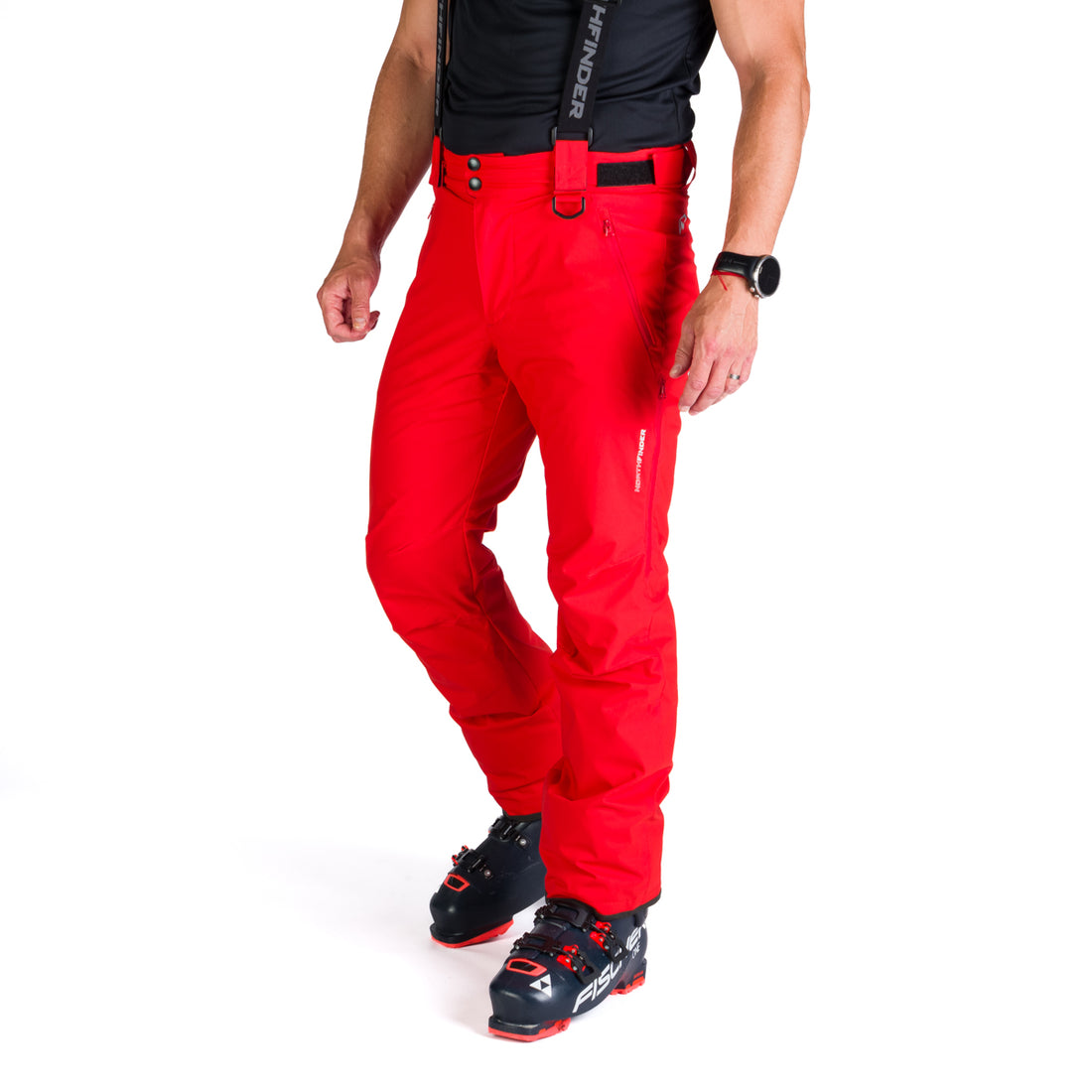  Men's ski pants with braces ISHAAN