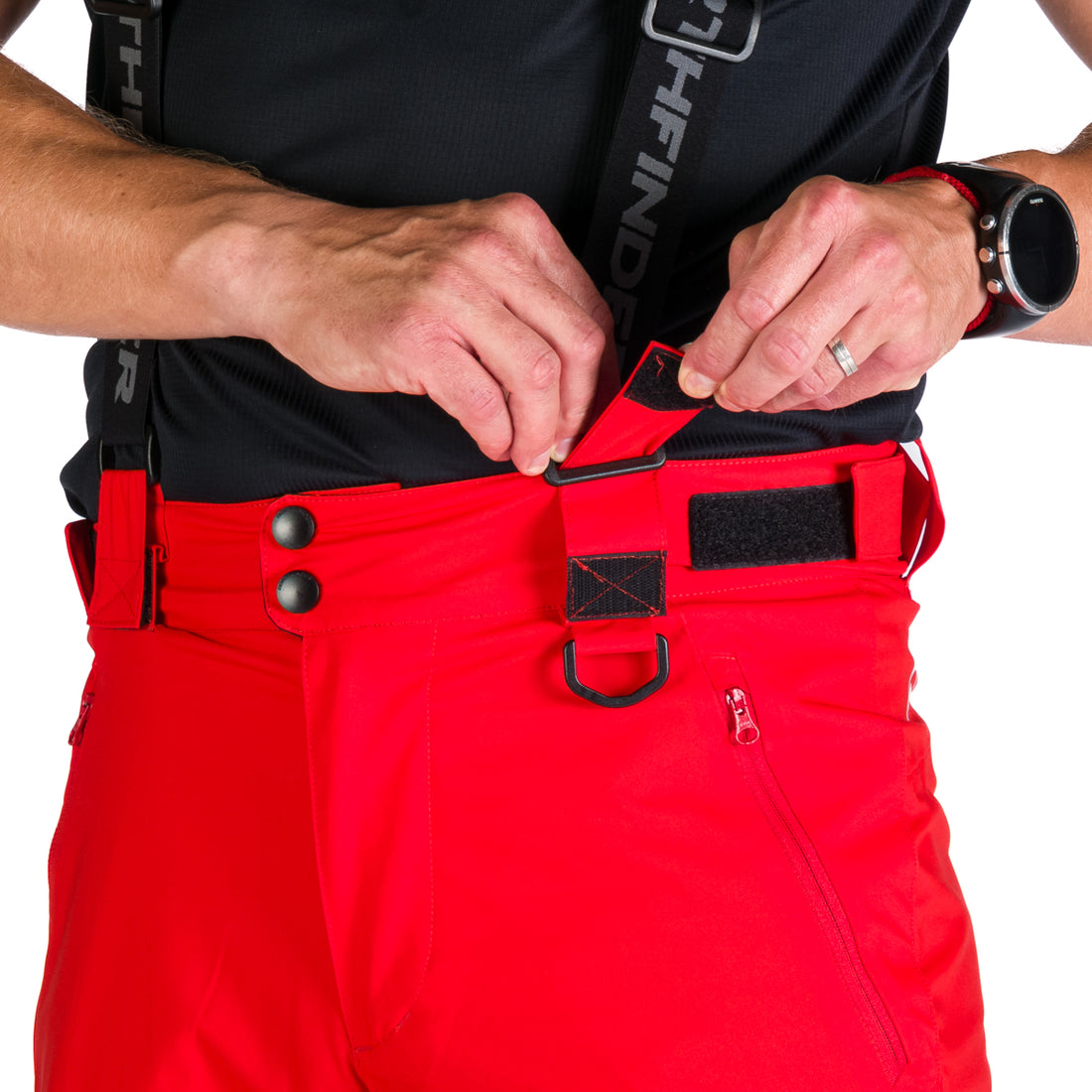  Men's ski pants with braces ISHAAN