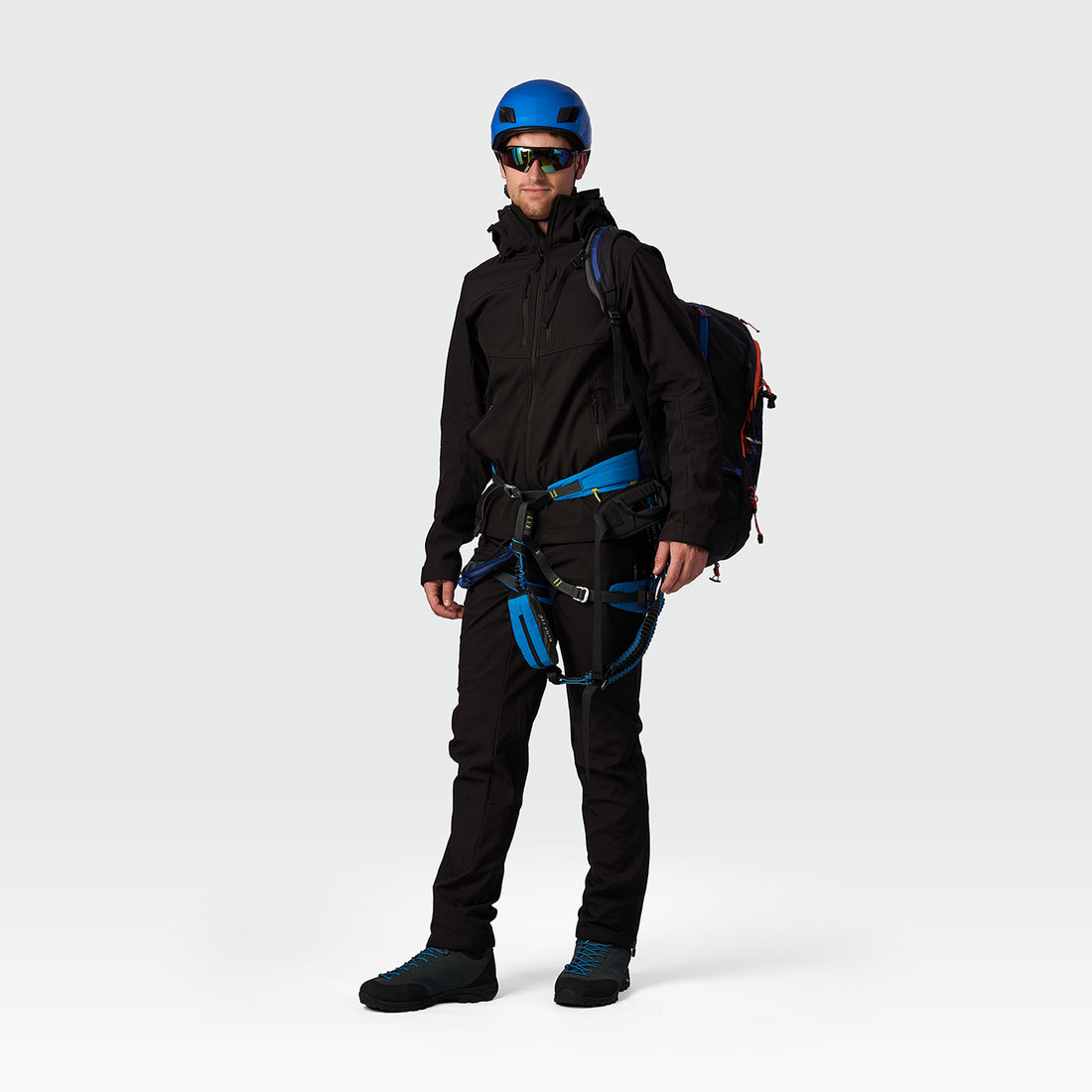 men's softshell hood off jacket 3L