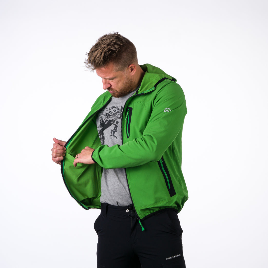 Men's softshell jacket active CASE